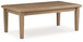 Carter Hall - Beige - Rectangular Cocktail Table
