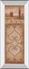Iron Landscape I - Mirror Framed Print Wall Art - Beige