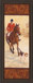 On The Hunt I By Linda Wacaster - Framed Print Wall Art - Dark Brown