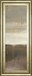 18x42 September Fog Descending By Heather Ross - Framed Print Wall Art - Dark Brown