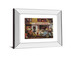 Sarah's - Mirror Framed Print Wall Art - Purple