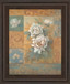 Pam's Poppies I By Vivian Flasch - Framed Print Wall Art - Dark Brown