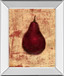 Crimson Pear By Norman Wyatt, Jr. - Mirror Framed Print Wall Art - Red