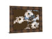 Chocolate Bloom Il By A. Project Framed Print Wall Art - Dark Brown