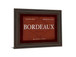 Bordeaux By Paola Viveiros - Framed Print Wall Art - Red