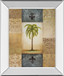 Fantasy Palm Il By Michael Marcon - Mirror Framed Print Wall Art - Green