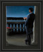 Thinking Of Her By James Wiens - Framed Print Wall Art - Blue