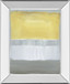 Halflight I By Caroline Gold - Mirror Framed Print Wall Art - Yellow