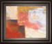 Subtley By Darba - Framed Print Wall Art - Red