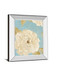 Scripted Poetic Peonies Il By Lanie Loreth - Mirror Framed Print Wall Art - Blue