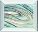 Blue Amethyst By Wani Pasion - Mirror Framed Print Wall Art - Blue