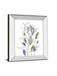 Spring Leaves Il By Meyers, R. - Mirror Framed Print Wall Art - Blue