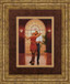 Heavenly Arch By Delancy - Framed Print Wall Art - Red