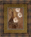 Flores En Umber I By Nan - Framed Print Wall Art - White
