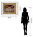 Last Supper - Mirror Framed Print Wall Art - Dark Brown