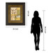 Urban Garden I By Norm Olson - Framed Print Wall Art - Dark Brown