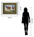 Morning Stroll By Wendy Caro - Mirror Framed Print Wall Art - White