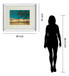 Sea Landscapes By Patricia Pinto - Mirror Framed Print Wall Art - Blue