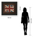 Union Jack By Avery Tillman - Framed Print Wall Art - Red