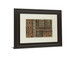 Kuba Abstract By Sue Schlabach - Framed Print Wall Art - Dark Brown