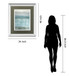 Twilight Blues By Caroline Gold - Mirror Framed Print Wall Art - Blue