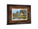 Yellow House By Saunders - Framed Print Wall Art - Green