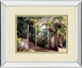 Atriums First Light I By Hali - Mirror Framed Print Wall Art - Green