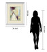 Getting Ready By Sutton - Mirror Framed Print Wall Art - Purple