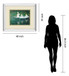 The Boat At Giverny By Claude Monet - Mirror Framed Print Wall Art - Green