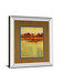 October Sky I By George - Mirror Framed Print Wall Art - Orange