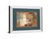 Oriental Trip Crop By Silvia Vassileva - Mirror Framed Print Wall Art - Red