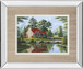 Summer Breeze By Saunders, B. - Mirror Framed Print Wall Art - Green
