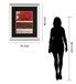 Sumptuous Red By Jasmin Zara Copley - Mirror Framed Print Wall Art - Red