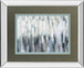 Silver Rain By Karen Lorena Parker - Mirror Framed Print Wall Art - Blue
