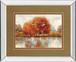 Together By Asia Jensen - Mirror Framed Print Wall Art - Red