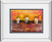 Old Boxes IIl By Elliot - Mirror Framed Print Wall Art - Orange