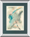 In Motion I By Danhui Nai Mirrored Frame - Blue