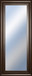 18x42 Decorative Framed Wall Mirror By Classy Art Promotional Mirror Frame #34 - Dark Brown