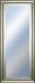 18x42 Decorative Framed Wall Mirror By Classy Art Promotional Mirror Frame #42 - Pearl Silver