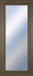 18x42 Decorative Framed Wall Mirror By Classy Art Promotional Mirror Frame #44 - Dark Brown