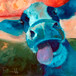 Small - Lucy By Sean Parnell - Blue