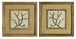 Framed Sticks - Light Brown