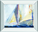 Light Breeze By Torres, M.A. - Mirror Framed Print Wall Art - Blue
