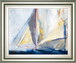 Light Breeze By Torres, M.A. - Framed Print Wall Art - Light Blue
