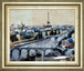 Paris By Marti Bofarull - Framed Print Wall Art - Gold