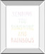 Lets Chase Rainbows VI By Jenaya Jackson - Mirror Framed Print Wall Art - White