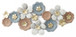 66x30 Metal Wall Decor - Pearl Silver