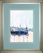 34x40 Watercolor Boat Club I By Emma Scarvey - Beige