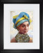 34x40 Soulful Beauty I By Donna Brooks - Light Blue