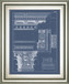 22x26 Column & Cornice Blueprint III By Vision Studio - Blue